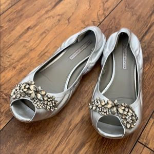 Silver Vera Wang Lavender Flats